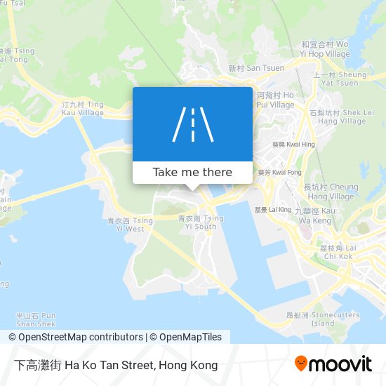 下高灘街 Ha Ko Tan Street地圖