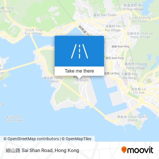 細山路 Sai Shan Road map