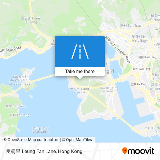 良範里 Leung Fan Lane map