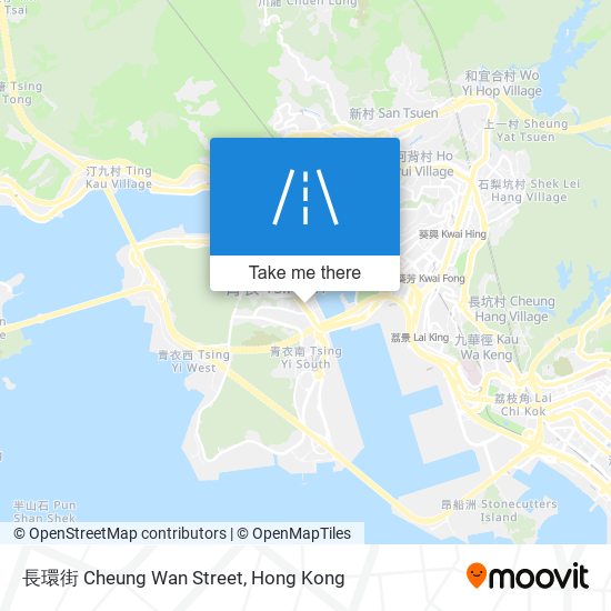 長環街 Cheung Wan Street map