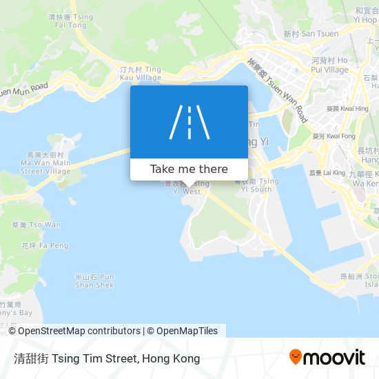 清甜街 Tsing Tim Street map