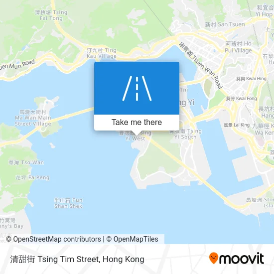 清甜街 Tsing Tim Street map