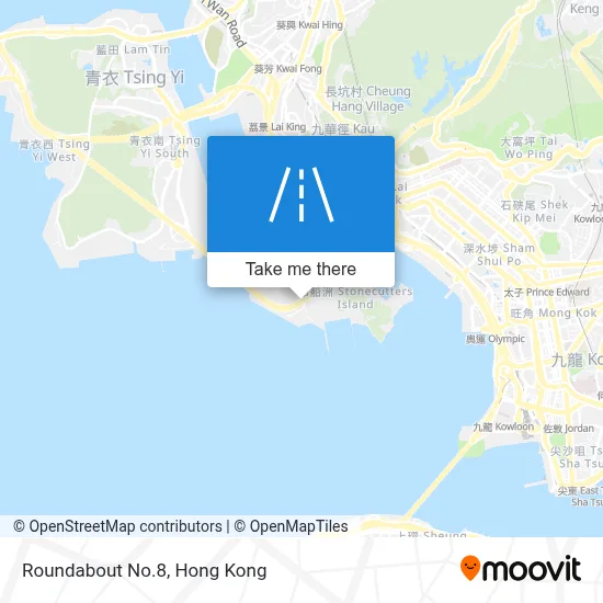 8號迴旋處 Roundabout No.8 map