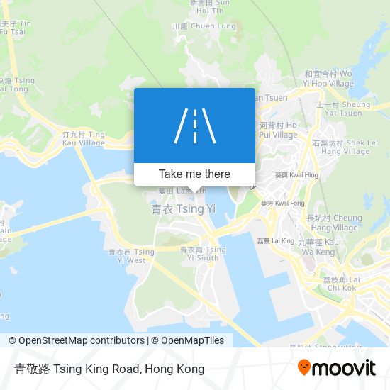 青敬路 Tsing King Road map