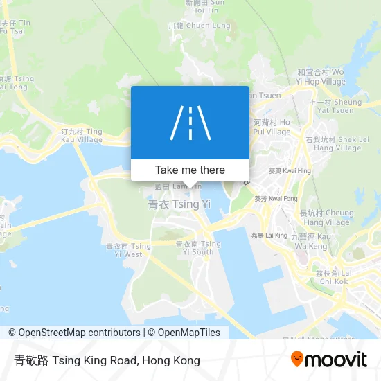 青敬路 Tsing King Road map