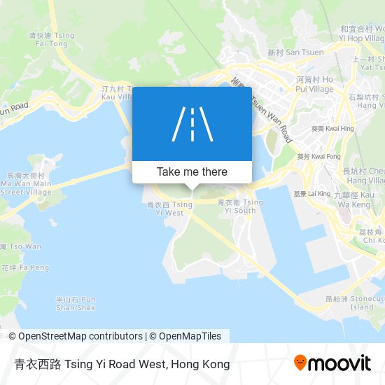 青衣西路 Tsing Yi Road West map
