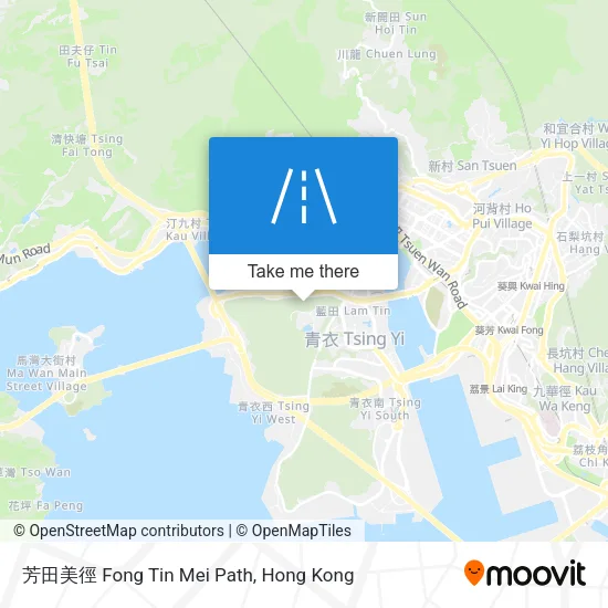 芳田美徑 Fong Tin Mei Path map