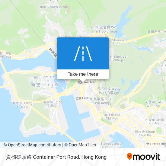 貨櫃碼頭路 Container Port Road map