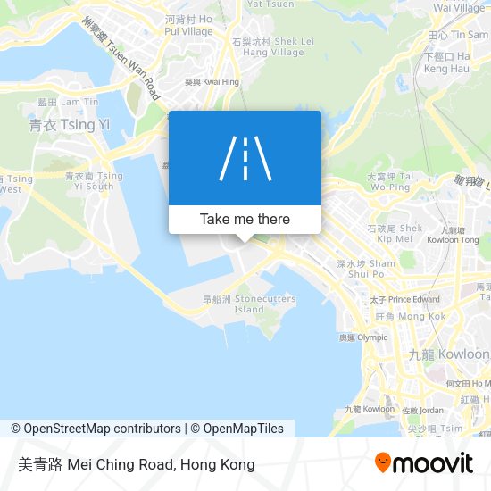 美青路 Mei Ching Road map