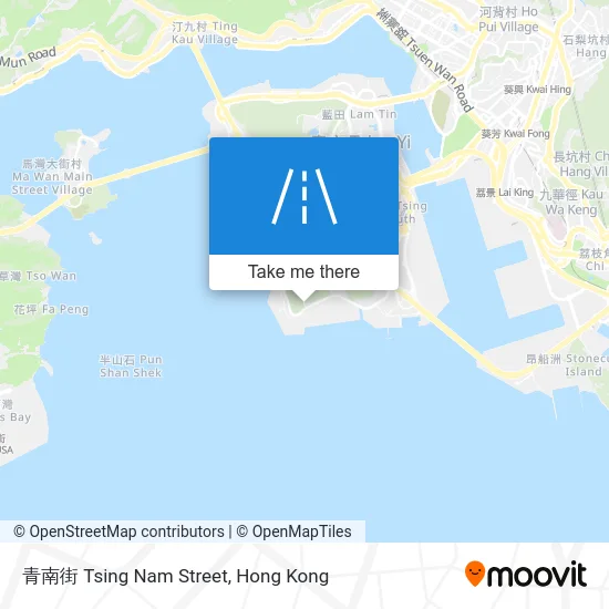 青南街 Tsing Nam Street map