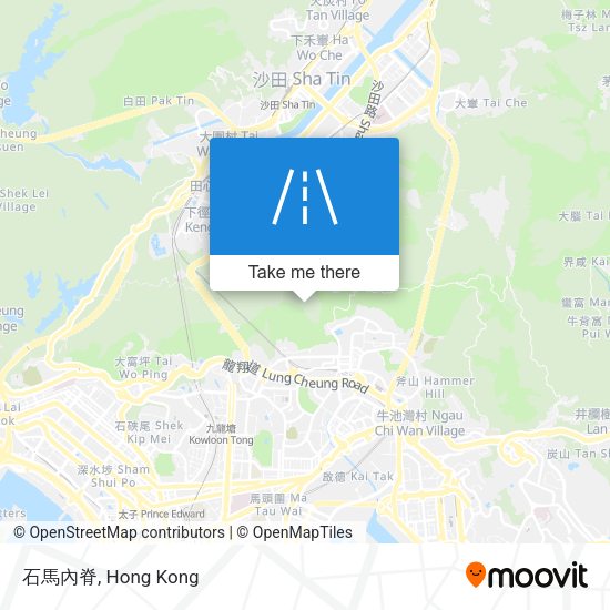 石馬內脊地圖