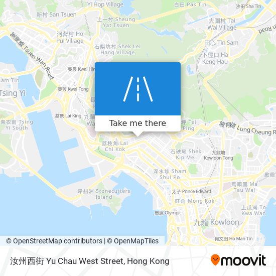 汝州西街 Yu Chau West Street map