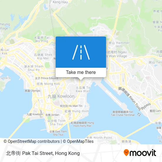 北帝街 Pak Tai Street map