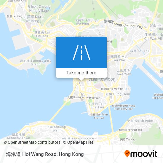 海泓道 Hoi Wang Road map