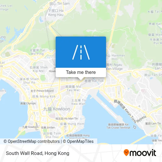 城南道 South Wall Road地圖