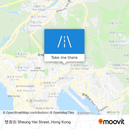 雙喜街 Sheung Hei Street map