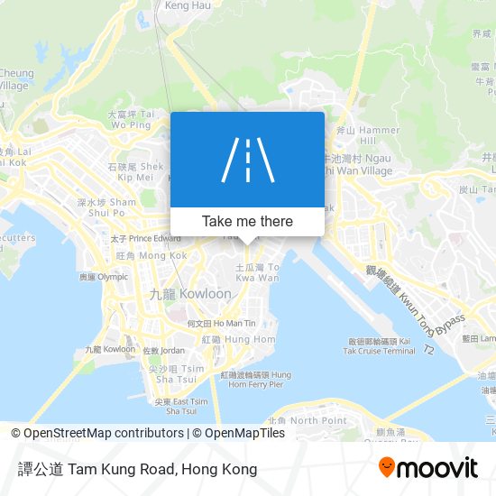 譚公道 Tam Kung Road map