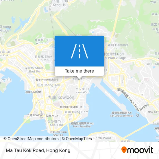 馬頭角道 MA Tau Kok Road地圖