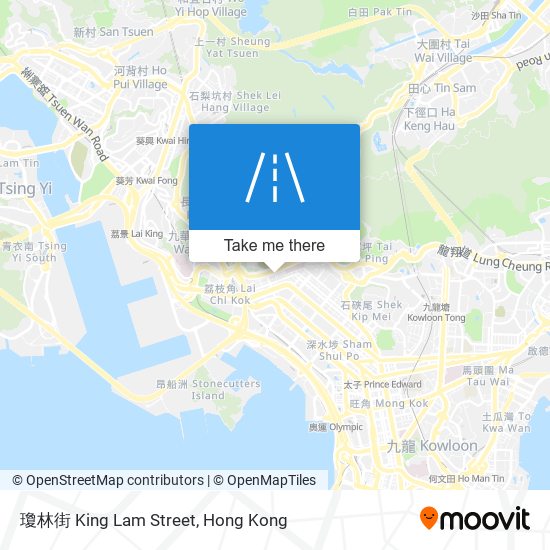 瓊林街 King Lam Street map