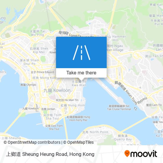 上鄉道 Sheung Heung Road map