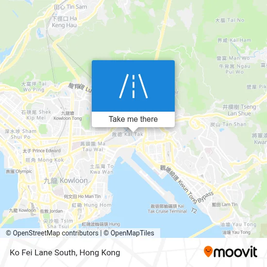 高飛里南 Ko Fei Lane South地圖