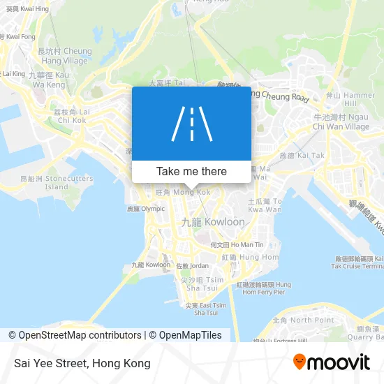 洗衣街 Sai Yee Street map