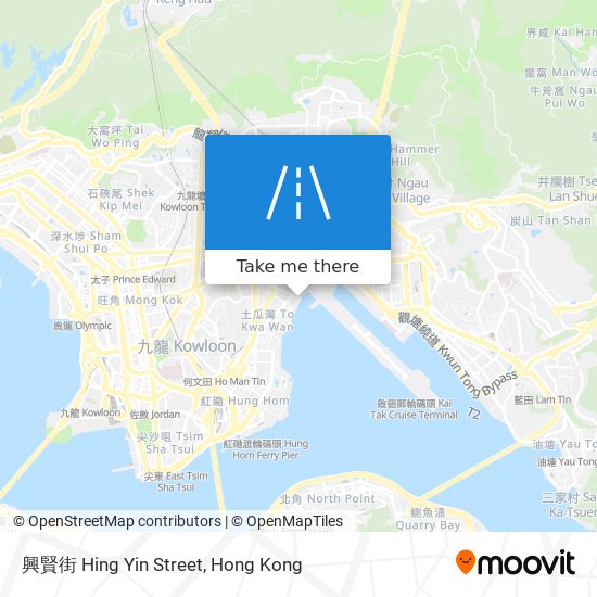 興賢街 Hing Yin Street map