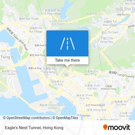 Eagle's Nest Tunnel map