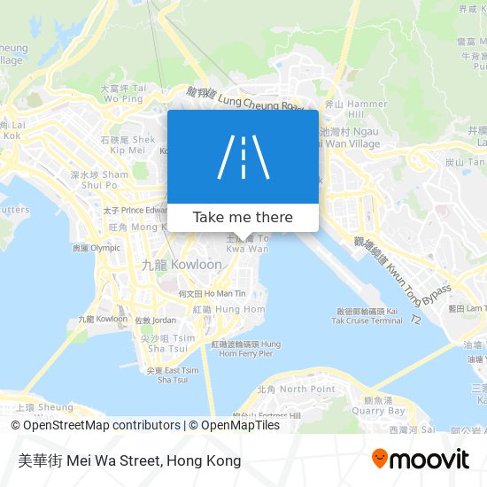 美華街 Mei Wa Street map