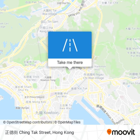 正德街 Ching Tak Street map