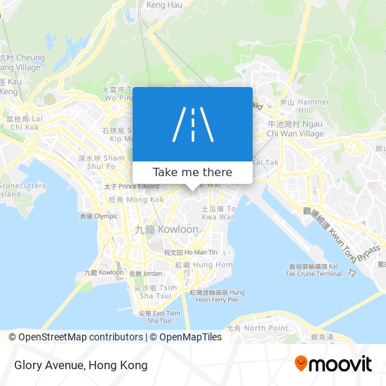 Glory Avenue map