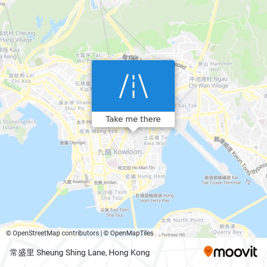 常盛里 Sheung Shing Lane map