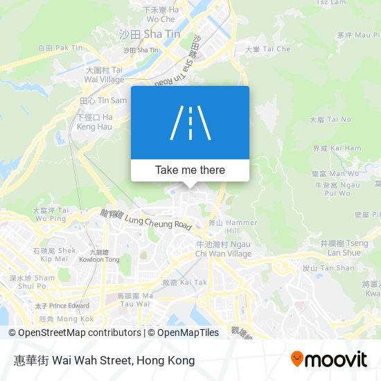 惠華街 Wai Wah Street map