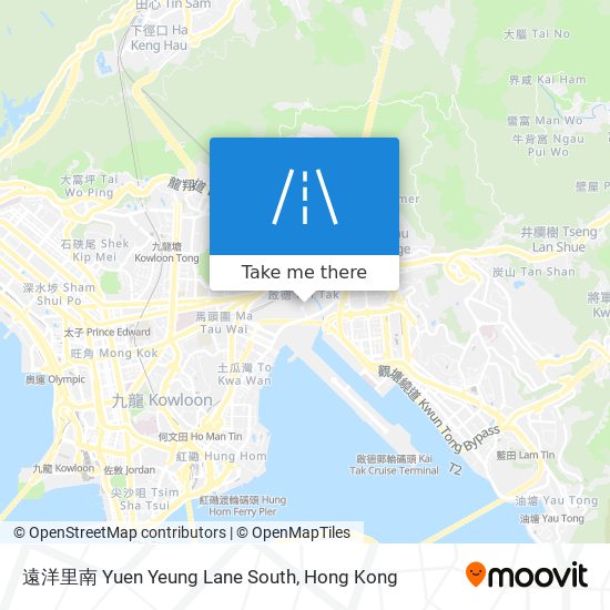 遠洋里南 Yuen Yeung Lane South map