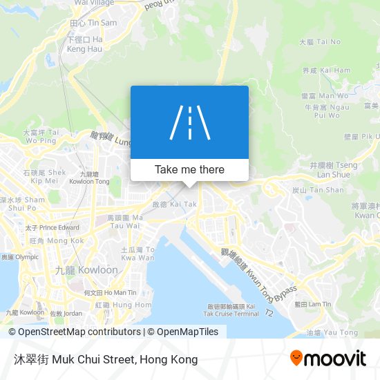 沐翠街 Muk Chui Street map