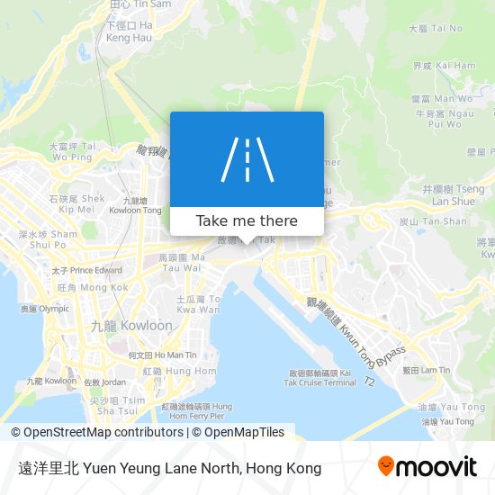 遠洋里北 Yuen Yeung Lane North map