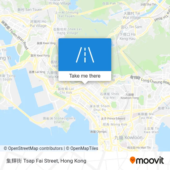 集輝街 Tsap Fai Street map