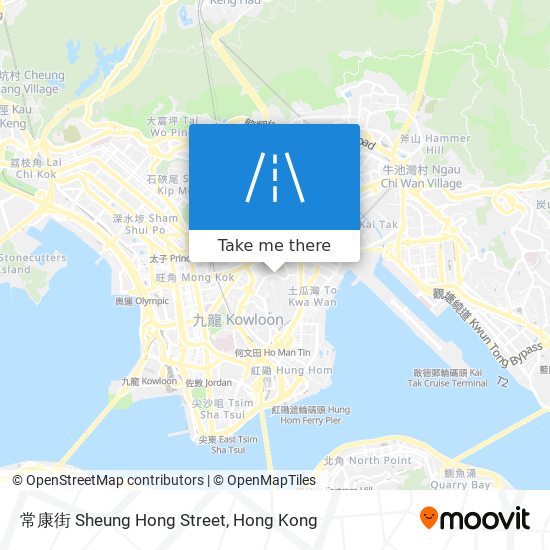 常康街 Sheung Hong Street map