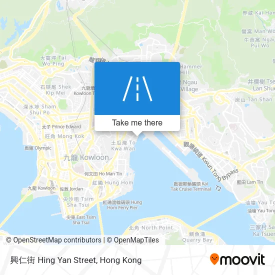興仁街 Hing Yan Street map