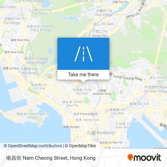 南昌街 Nam Cheong Street map