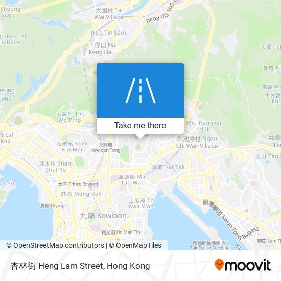 杏林街 Heng Lam Street map