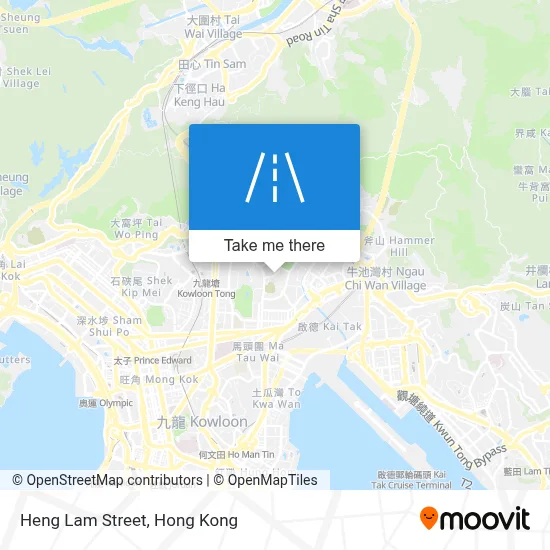 杏林街 Heng Lam Street map