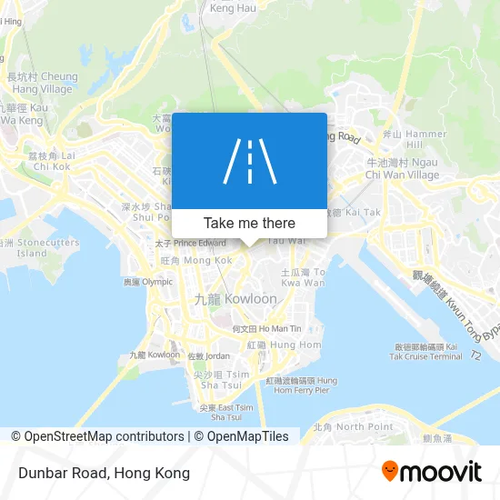 登巴道 Dunbar Road map