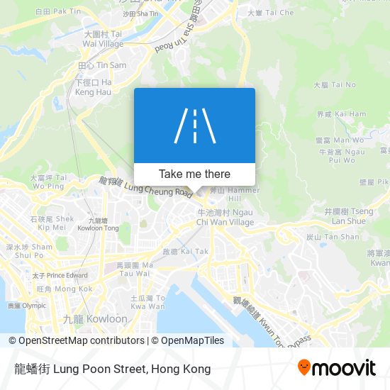 龍蟠街 Lung Poon Street map