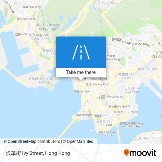 埃華街 Ivy Street map