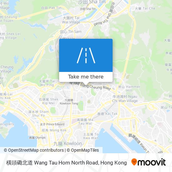 橫頭磡北道 Wang Tau Hom North Road map