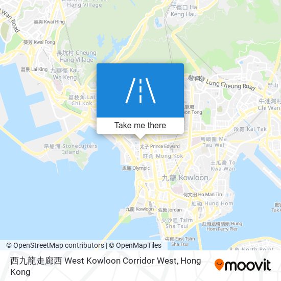 西九龍走廊西 West Kowloon Corridor West地圖