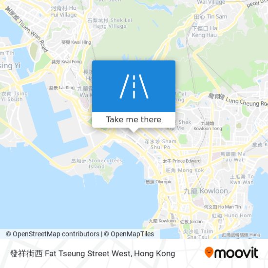 發祥街西 Fat Tseung Street West map