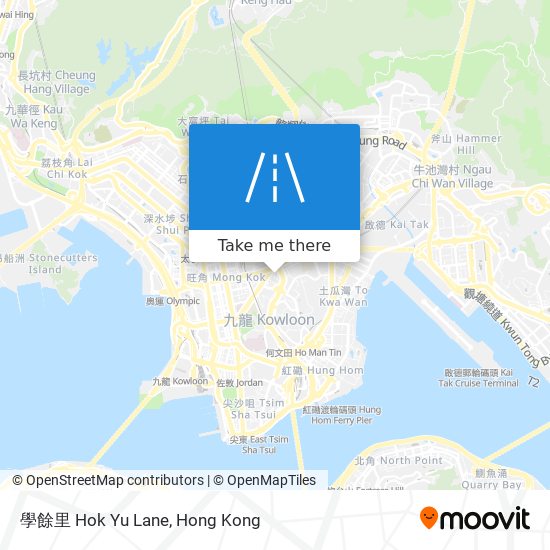 學餘里 Hok Yu Lane map