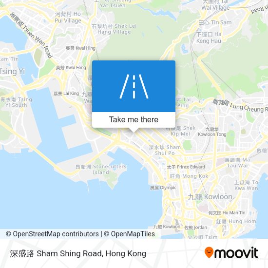 深盛路 Sham Shing Road map